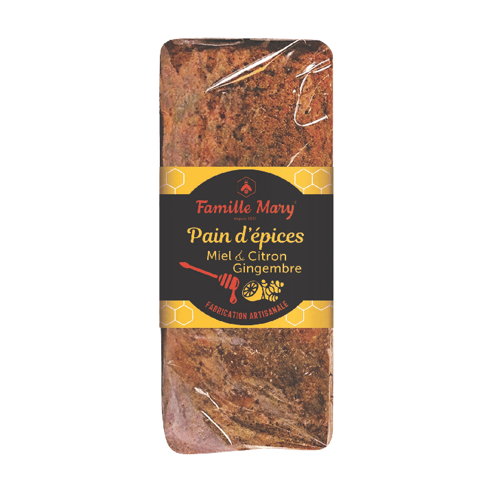 Pain d'épices miel & citron gingembre