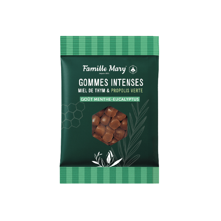 copy of Gommes intenses miel de thym & propolis verte goût citron