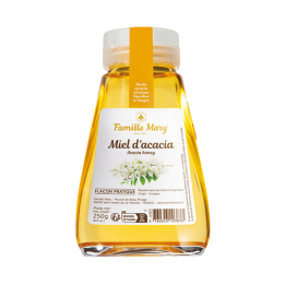 Miel d'acacia de Hongrie flacon stop-goutte