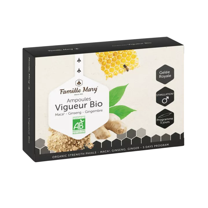 Ampoules vigueur bio | Date courte - Famille Mary