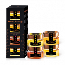 Coffret de 4 miels création 