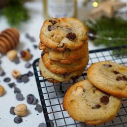 Cookies chocolat, miel & fleur de sel