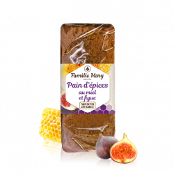 Pain d'épices au miel et figues