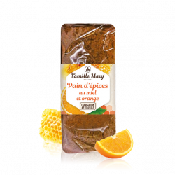 Pain d'épices au miel et écorces d'orange