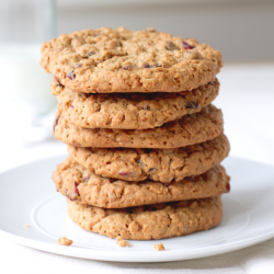 Cookies moelleux au chocolat et Miel & fleur de sel de Guérande